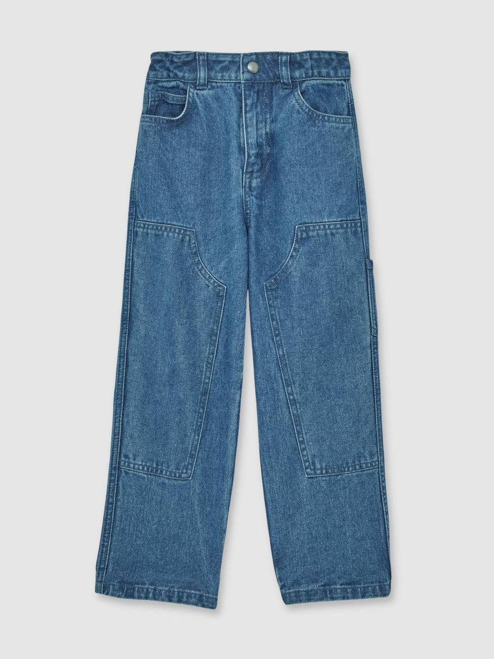 9-13 yrs Straight-Leg Carpenter Jeans Mid Blue | Children