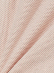 13-14 yrs Cotton Ruched Long-Sleeve T-Shirt with Stretch Pale Pink | Children