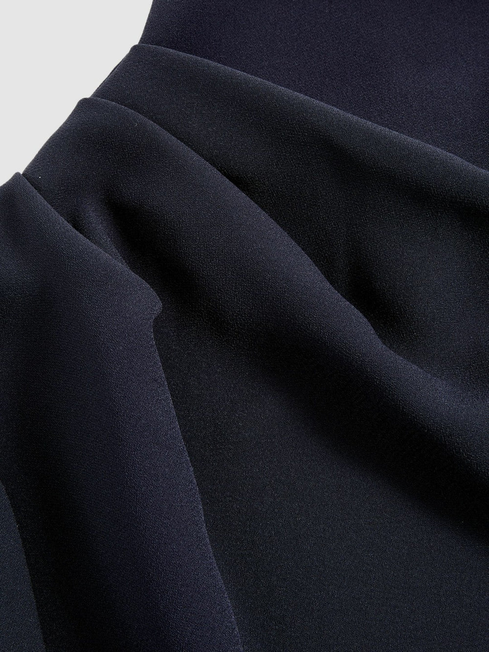 One-Shoulder Draped Top Navy | Womens