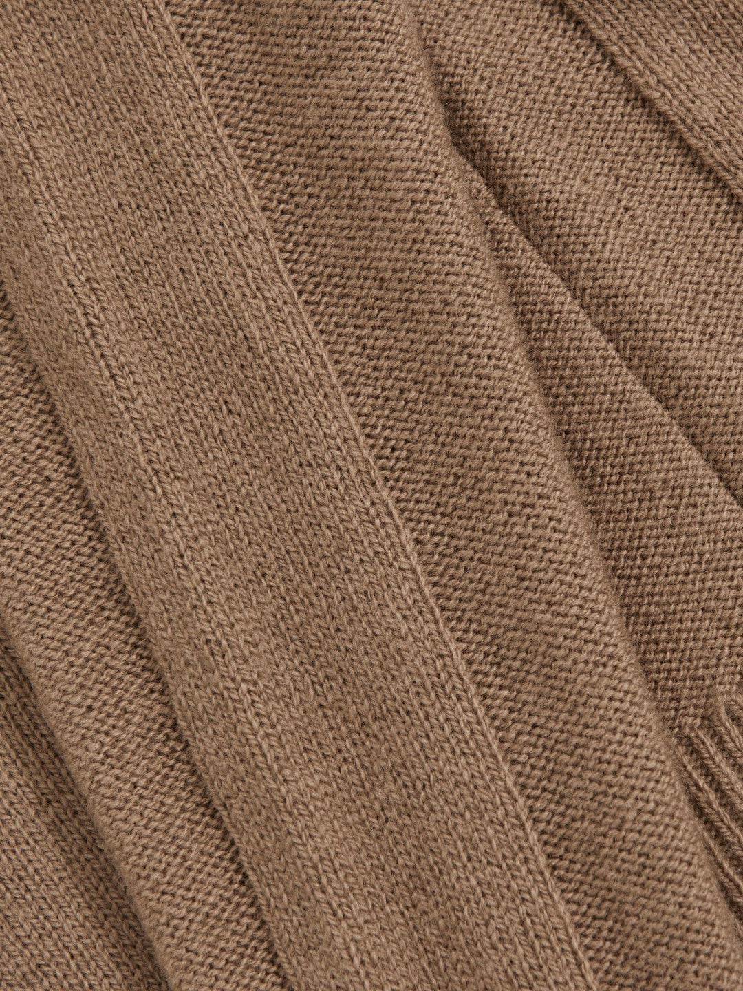 13-14 yrs Wool-Cashmere Reverse-Seam Jumper Camel | Children
