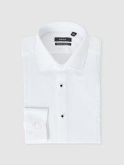 Regular Fit Cotton Double-Cuff Dinner Shirt Regular-Fit White | Mens