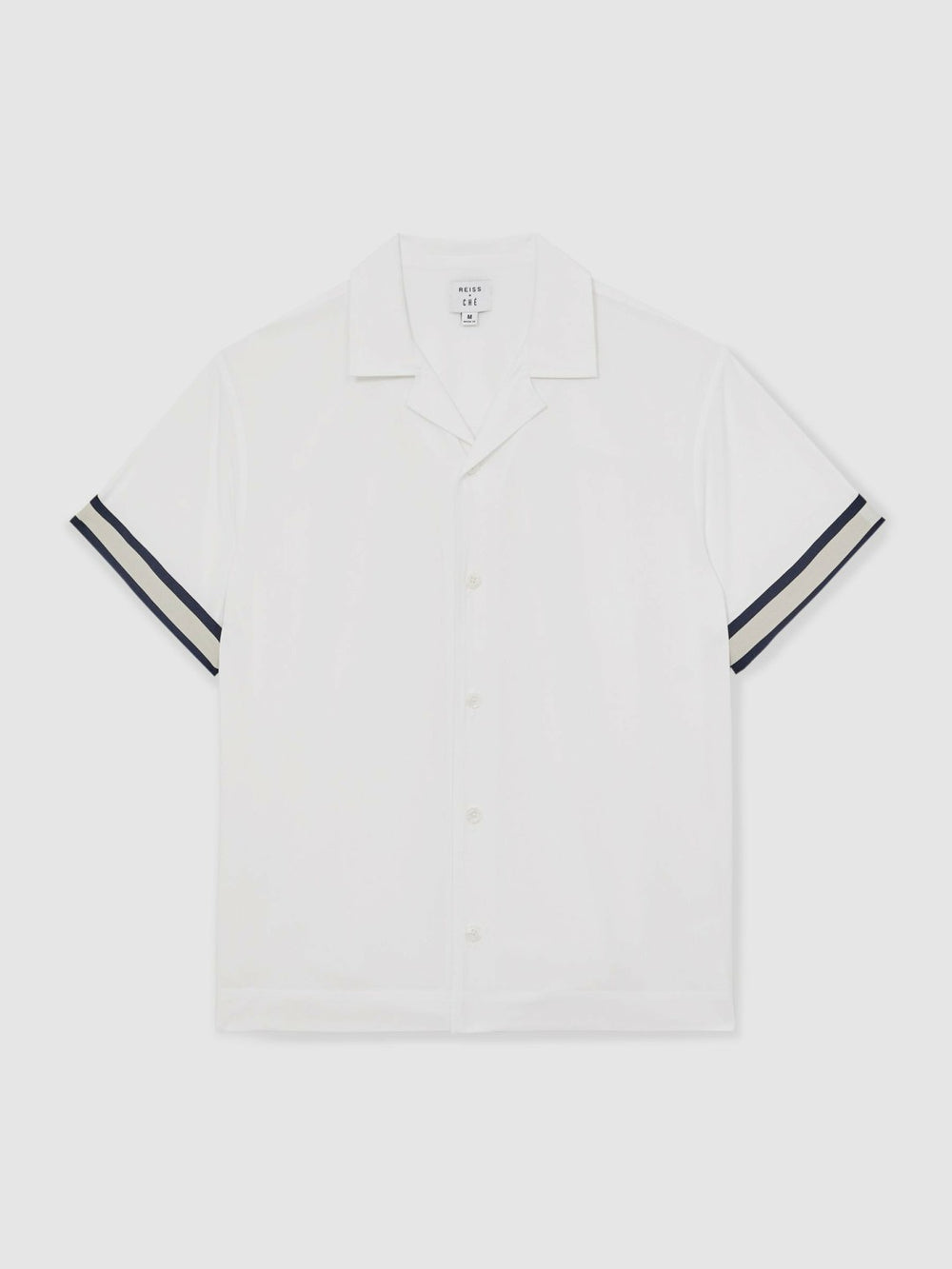 | Ché Stripe-Cuff Shirt White | Mens