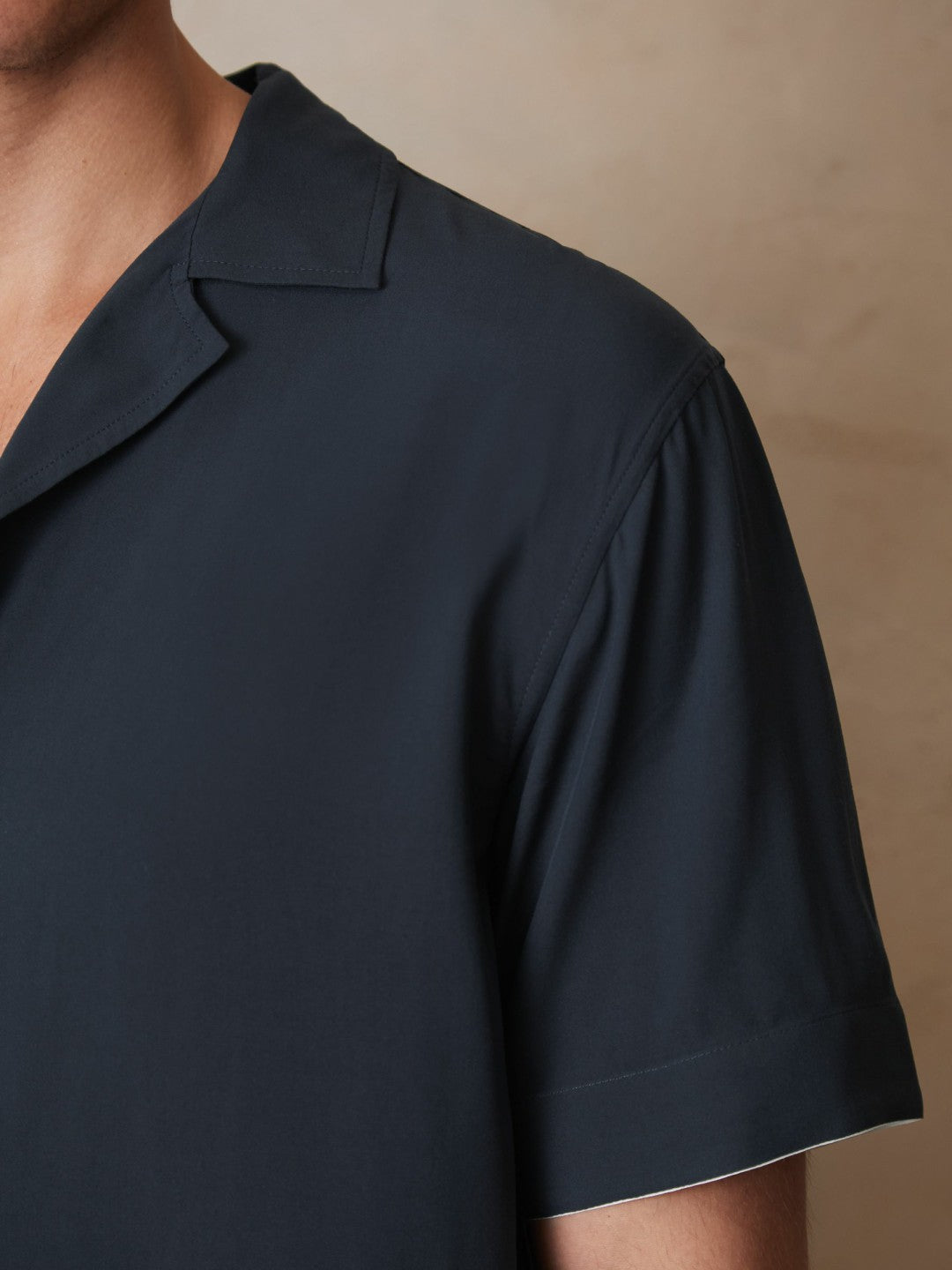 | Ché Stripe-Cuff Shirt Navy | Mens