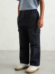 13-14 yrs Technical Straight Leg Cargo Trousers Navy | Children