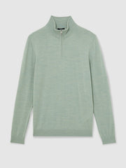 Merino Wool Half-Zip Jumper  | Mens