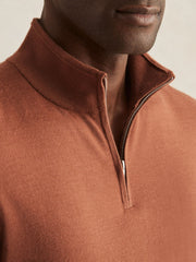 Merino Wool Half-Zip Jumper  | Mens