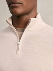 Merino Wool Half-Zip Jumper  | Mens