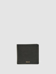 Grained Leather Wallet Chocolate | Mens