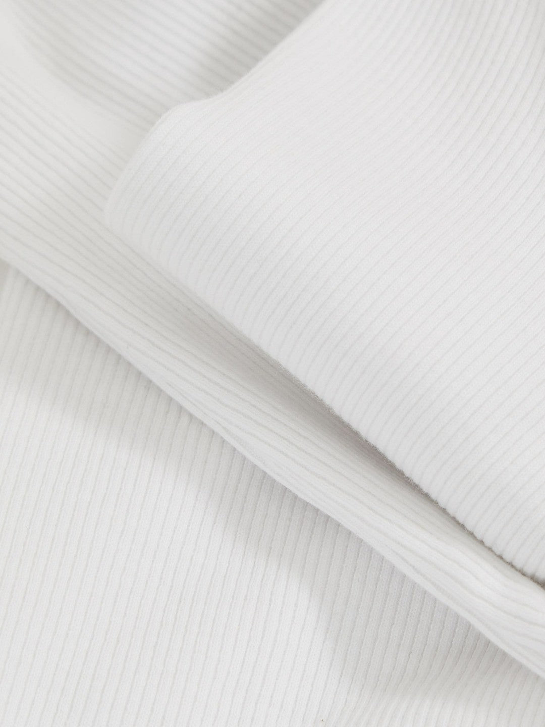 4-9 yrs Cotton Ruched Long-Sleeve T-Shirt with Stretch Ivory | Children