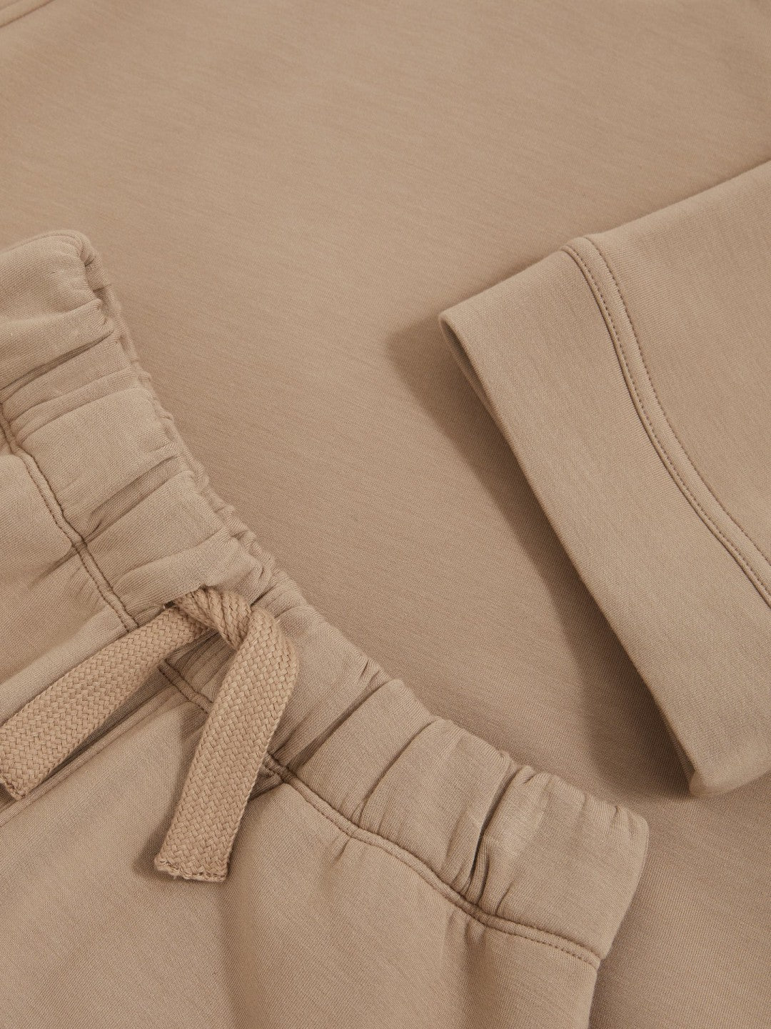 9-13 yrs Modal-Blend Sweatshirt And Shorts Set Mink | Children