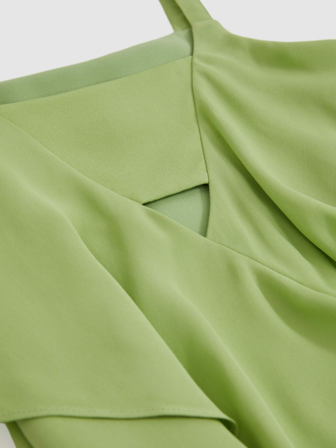 9-13 yrs Handkerchief-Hem Sleeveless Dress Green | Children