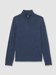 Merino Wool Half-Zip Jumper  | Mens