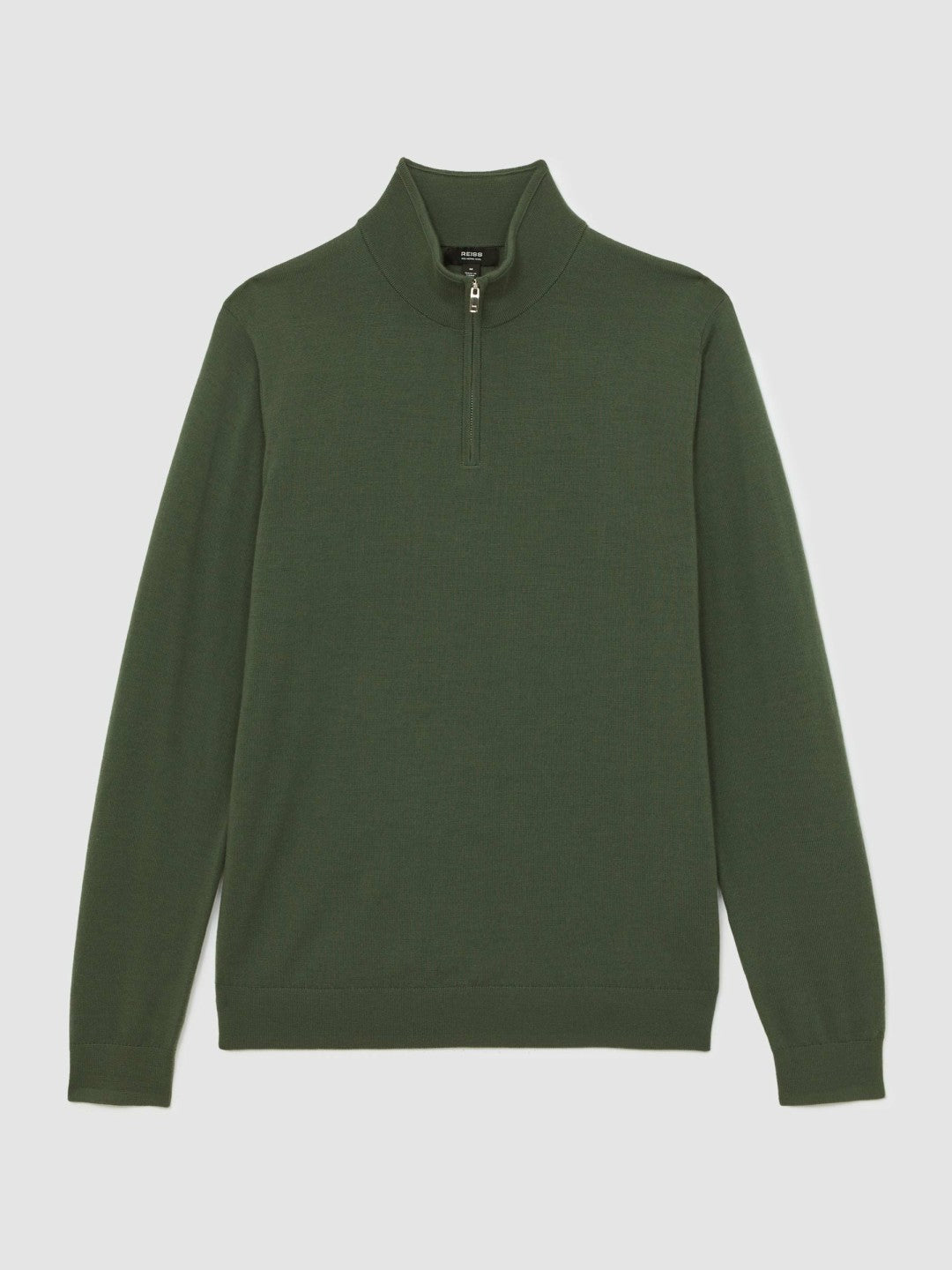 Merino Wool Half-Zip Jumper  | Mens