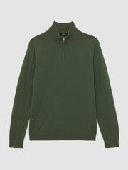 Merino Wool Half-Zip Jumper  | Mens