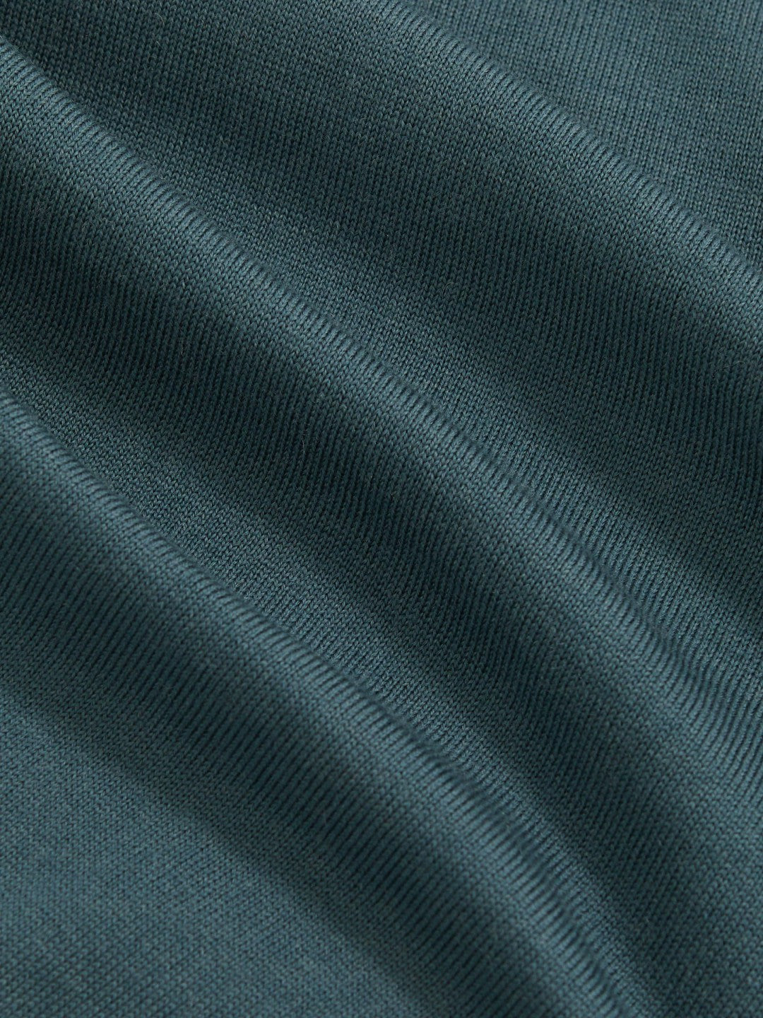 Merino Wool Long-Sleeve Polo Shirt Orion Blue | Mens