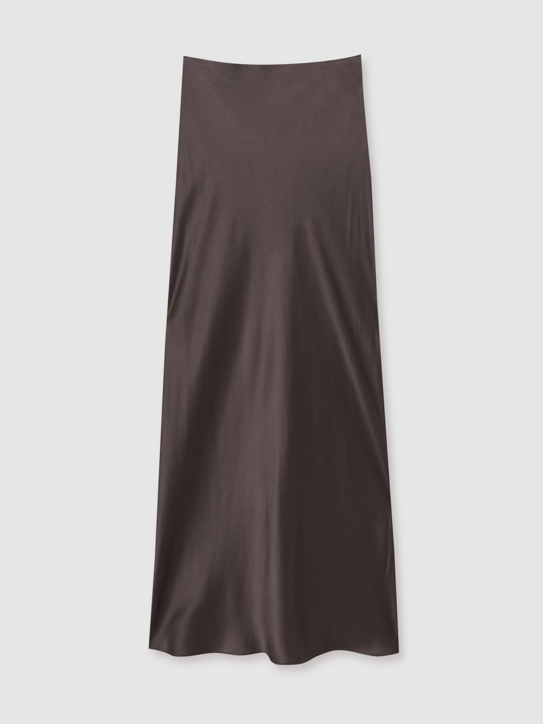 Silk Slip Maxi Skirt Mauve | Womens
