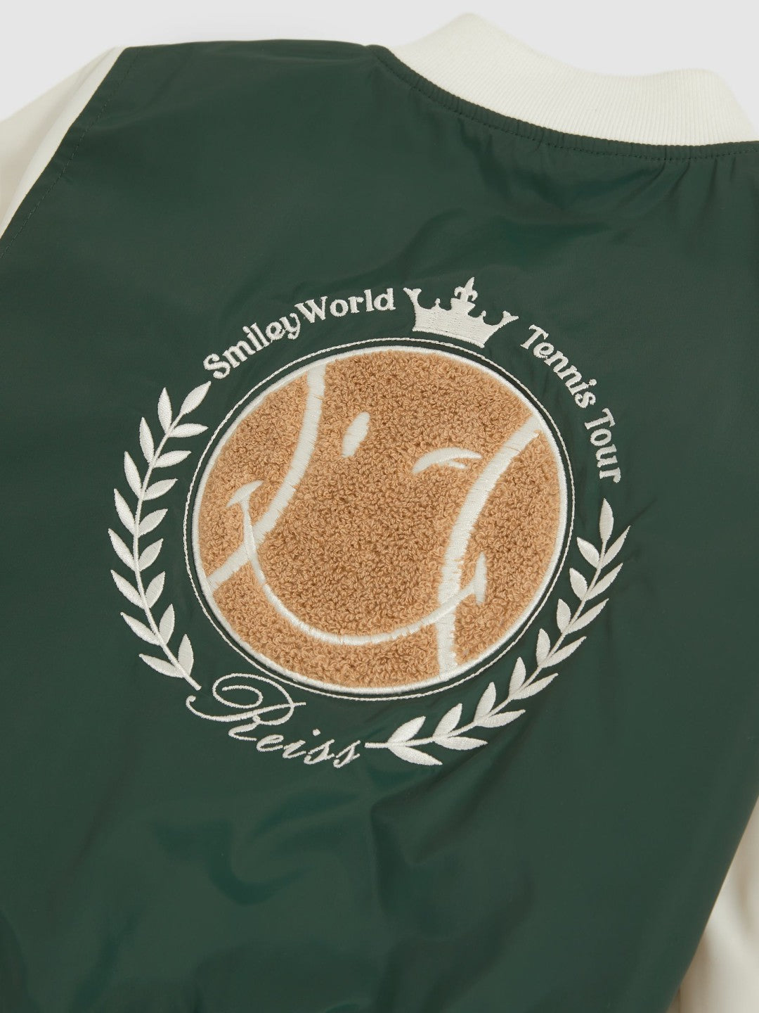 9-13 yrs SmileyWorld Bomber Jacket Dark Green | Children