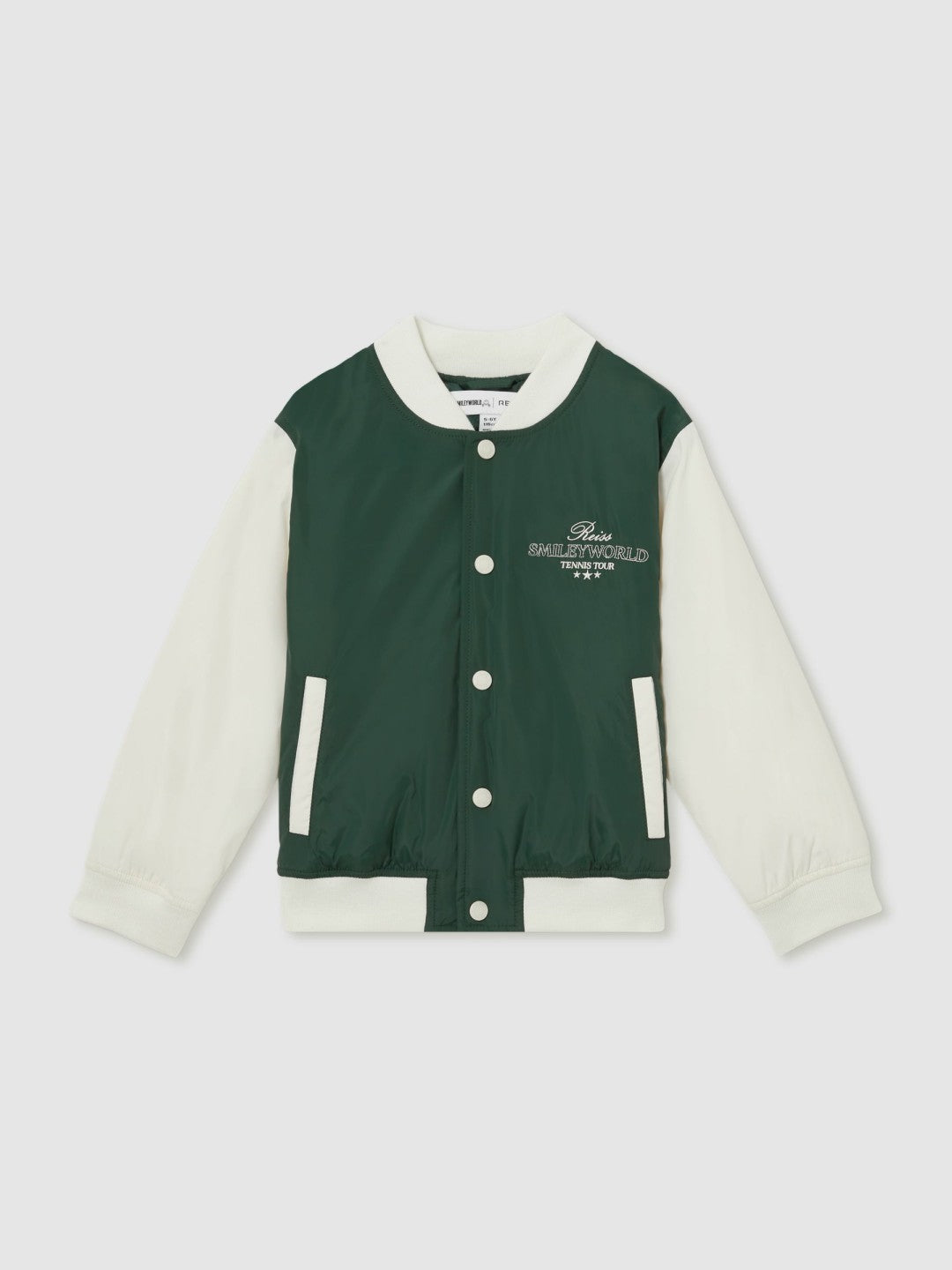 13-14 yrs SmileyWorld Bomber Jacket Dark Green | Children