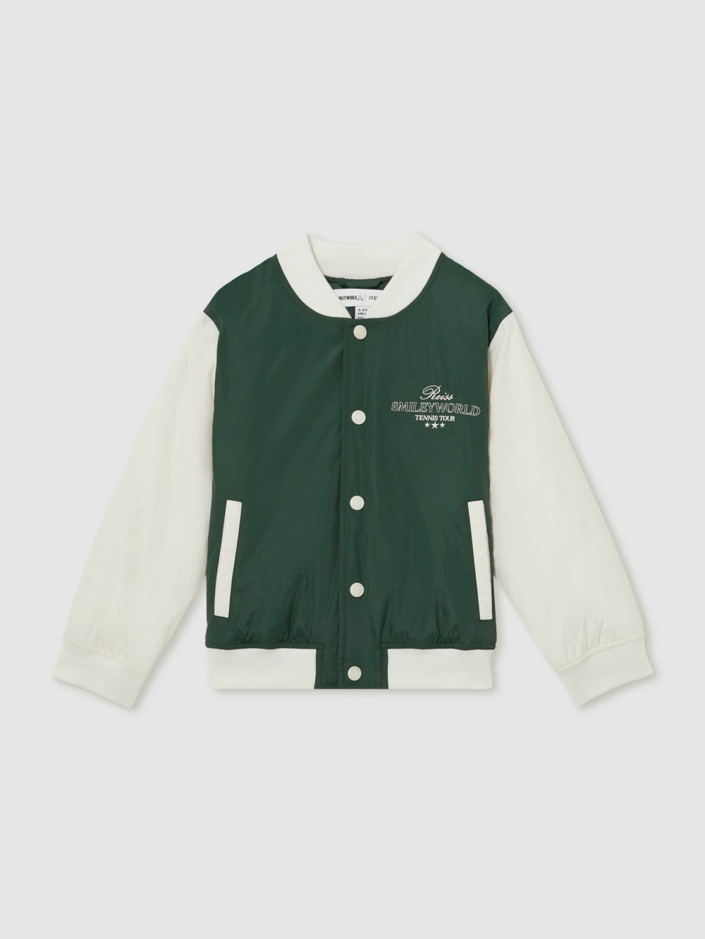 3-9 yrs SmileyWorld Bomber Jacket Dark Green | Children