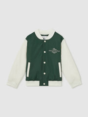 3-9 yrs SmileyWorld Bomber Jacket Dark Green | Children