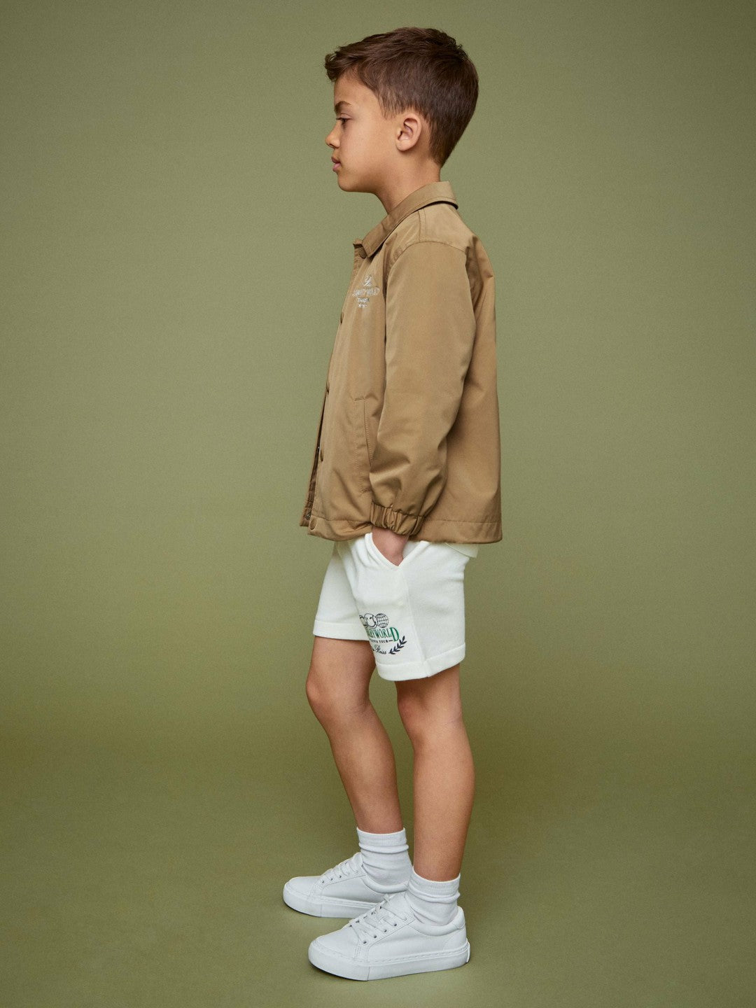 9-13 yrs SmileyWorld Harrington Jacket Stone | Children