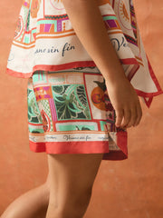 13-14 yrs SmileyWorld Motif-Print Shorts Multi | Children