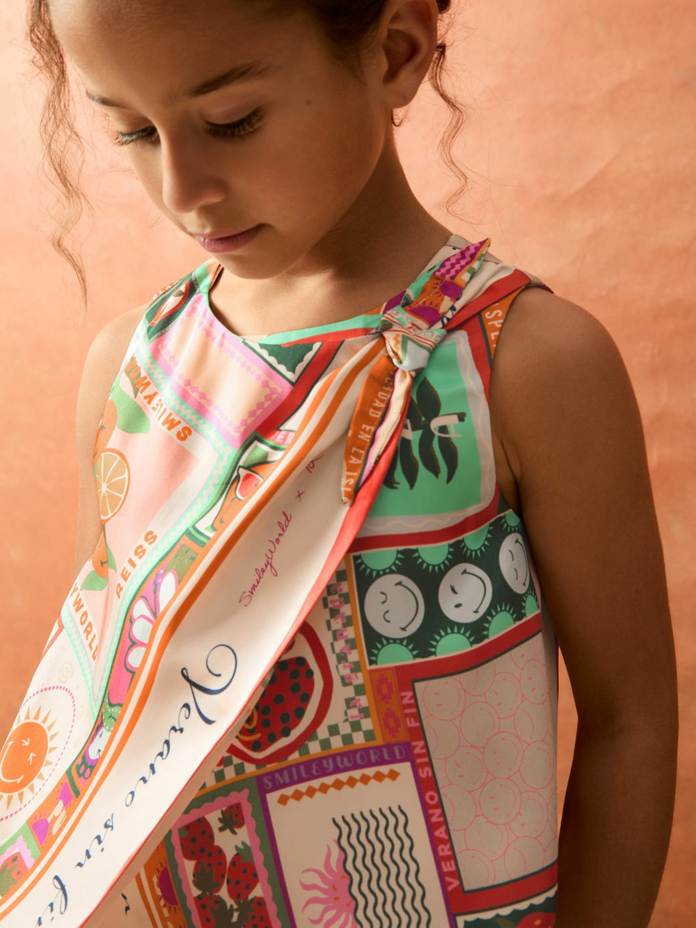 4-9 yrs SmileyWorld Motif Print Top Multi | Children
