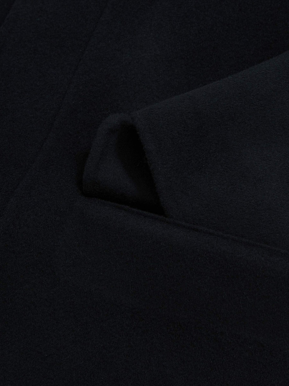 Wool Blend Double Face Button Jacket Navy | Mens