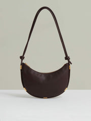 Leather Rope Strap Shoulder Bag Oxblood | Womens