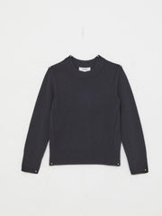 3-9 yrs Wool-Blend Open-Stitch Jumper with Cashmere Navy | Children