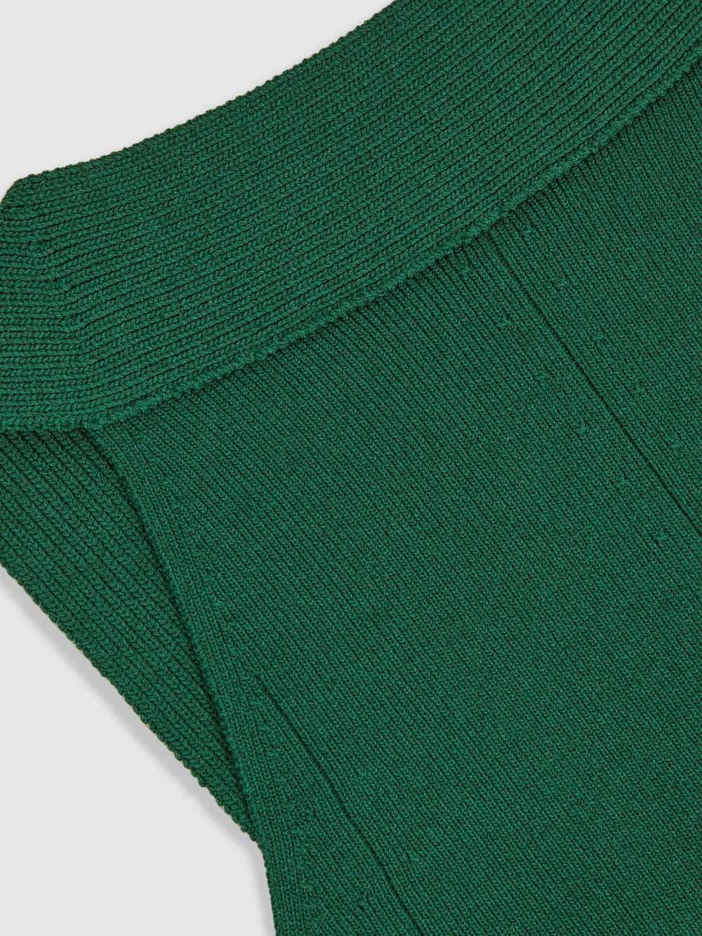 Low-Back Rib-Knit Vest Green | Womens