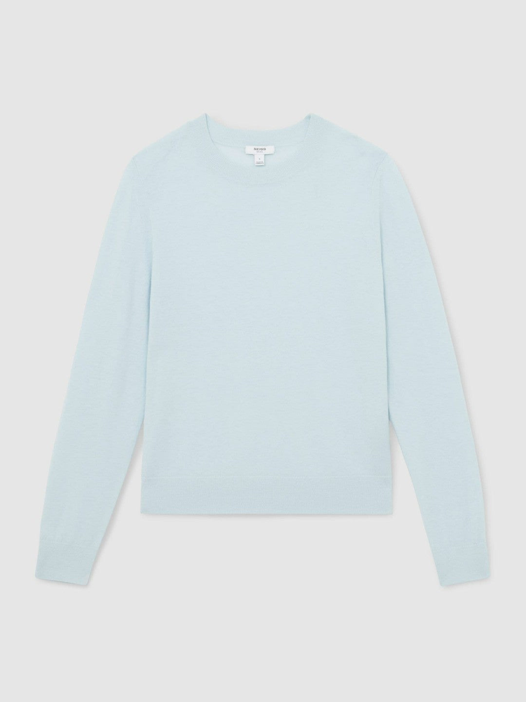Merino Wool Crew-Neck Jumper Blue | Womens