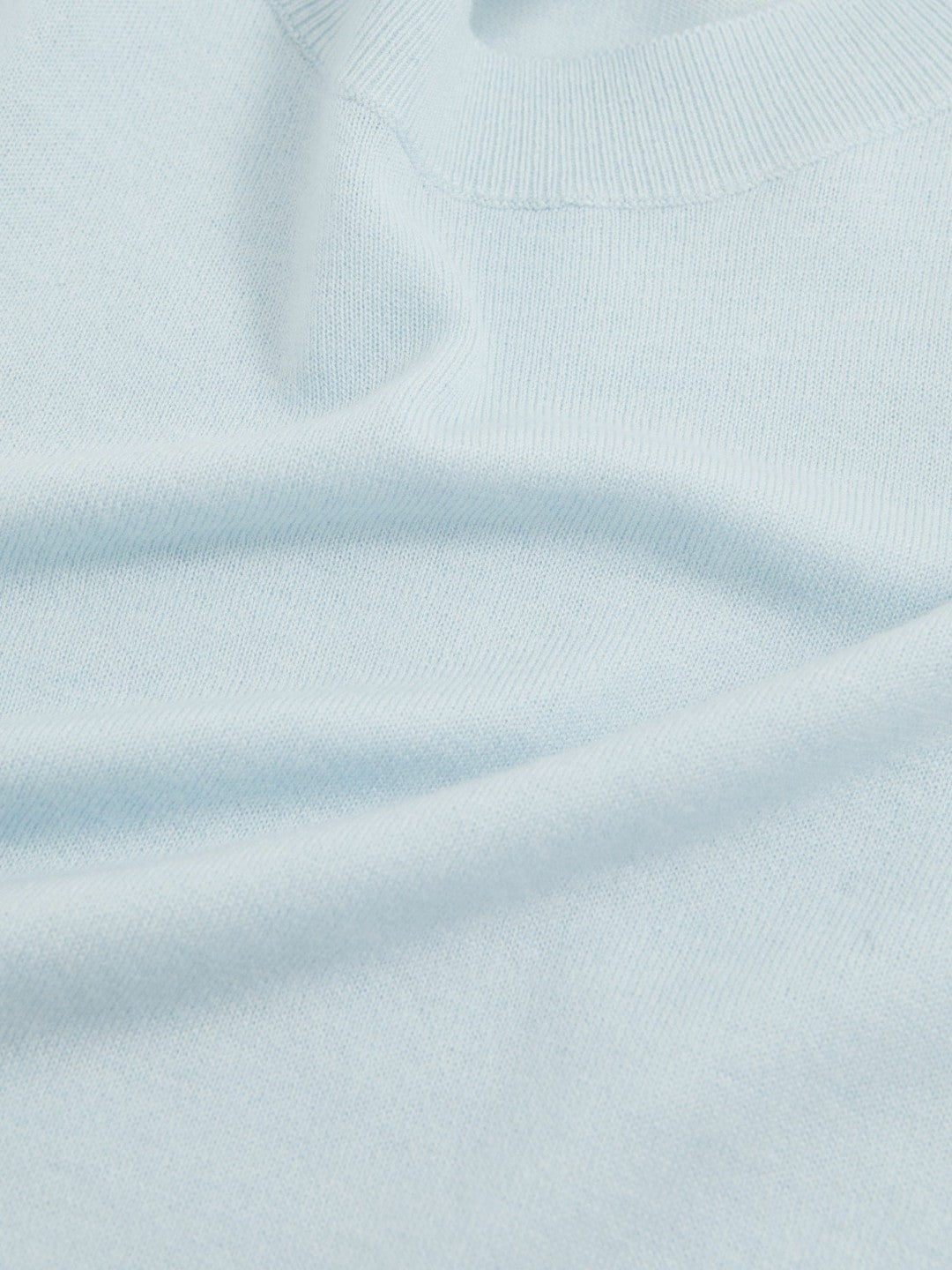 Merino Wool Crew-Neck Jumper Blue | Womens