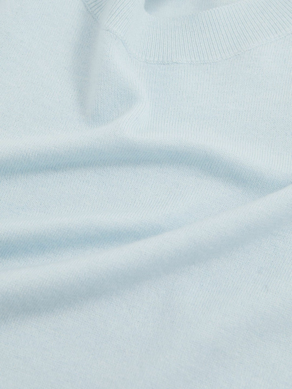 Merino Wool Crew-Neck Jumper Blue | Womens