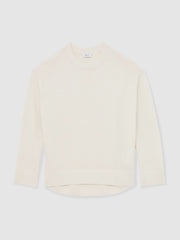 Wool-Cashmere Crew-Neck Jumper Cream | Womens