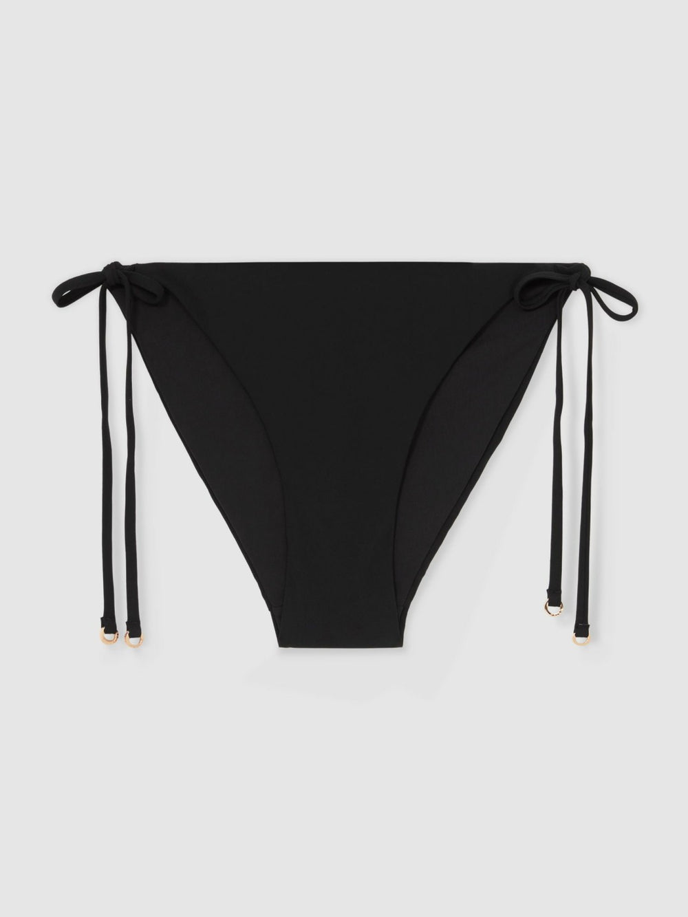 Side Tie Bikini Bottoms Black | Womens