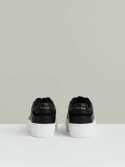 Leather Low-Top Trainers Black | Womens