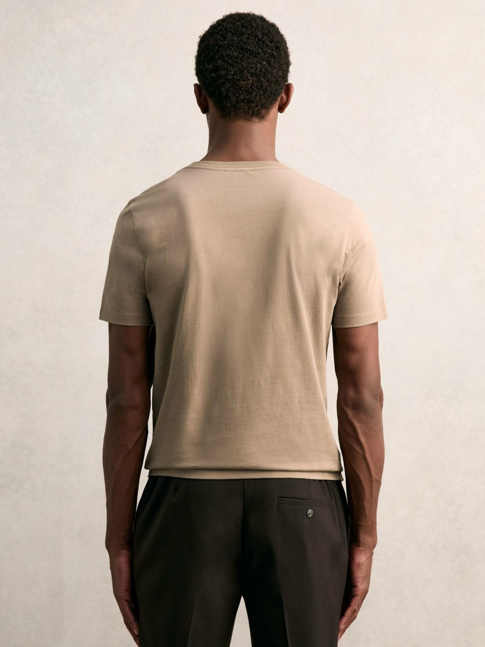 Cotton Crew Neck T-Shirt  | Mens