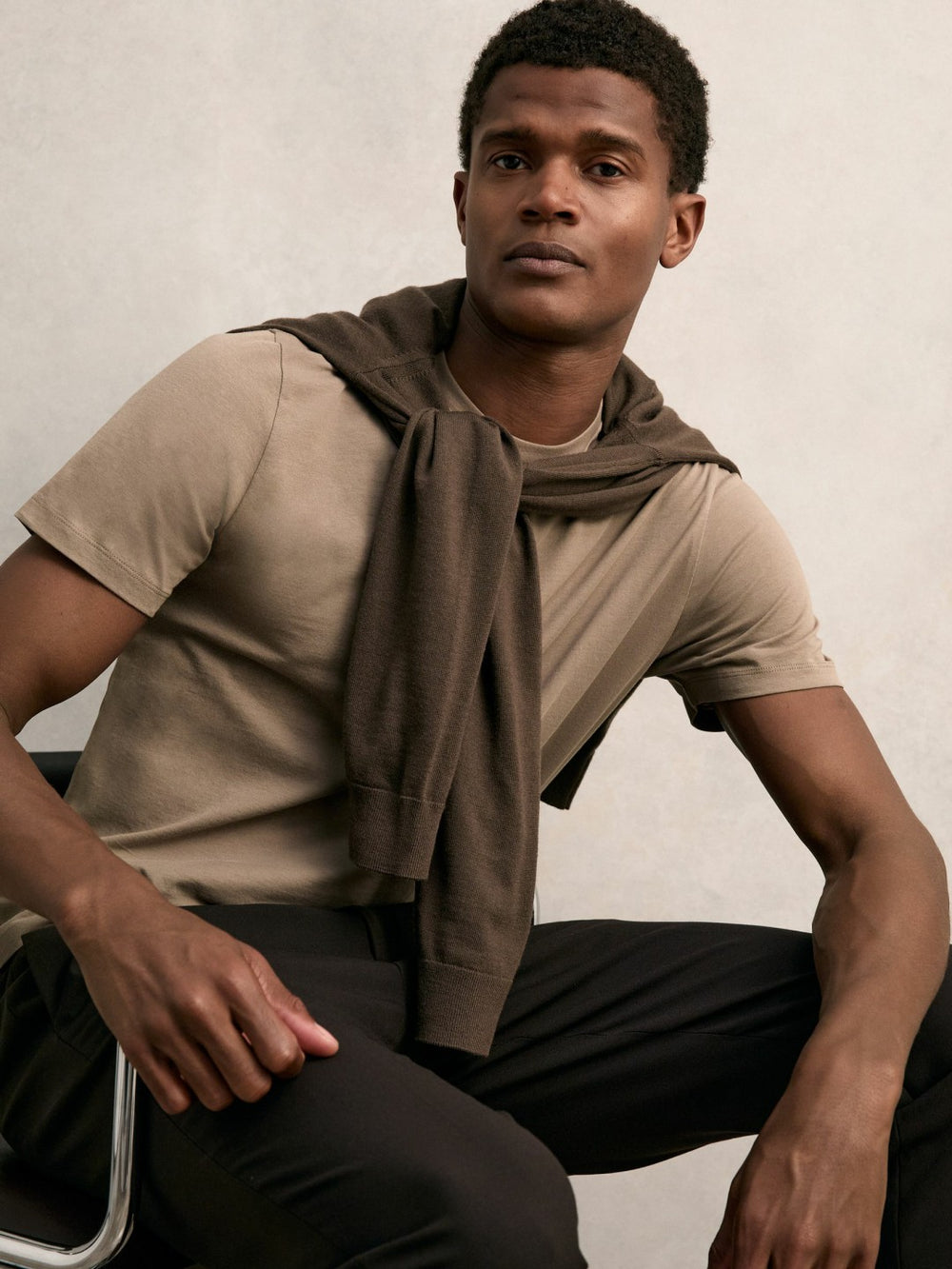 Cotton Crew Neck T-Shirt  | Mens