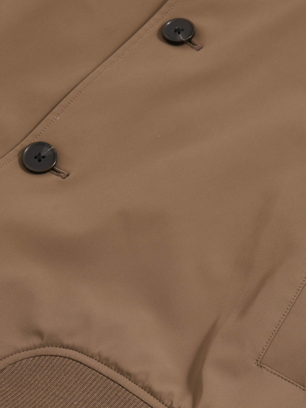 Technical Button Through Jacket Chestnut Brown | Mens