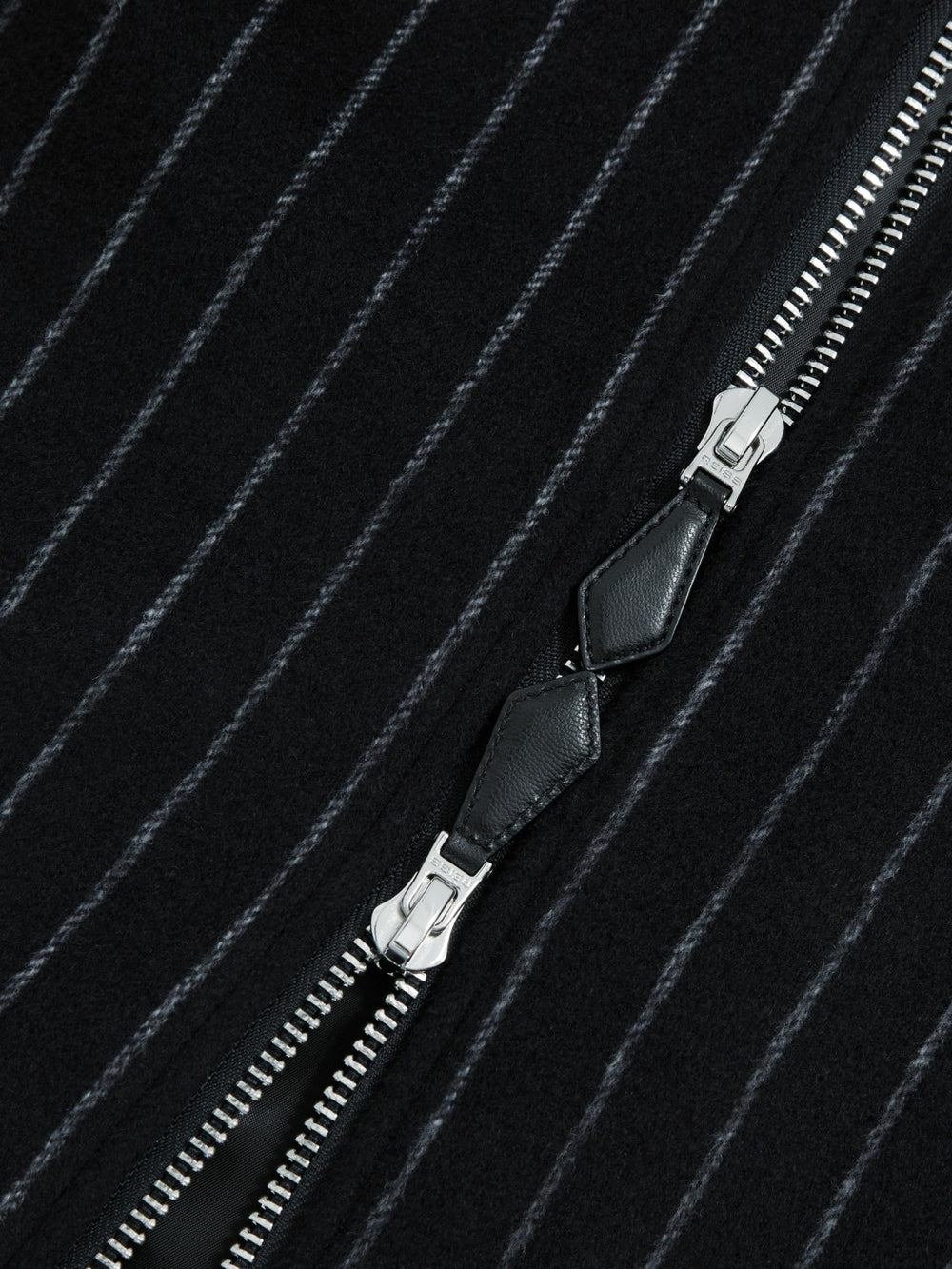 Wool-Blend Chalk-Stripe Bomber Jacket Navy | Mens