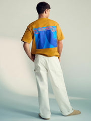 | Tom Daley Graphic-Print T-Shirt Yellow | Mens