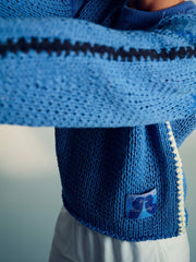 | Tom Daley Chunky Knit Jumper Soft Blue | Mens