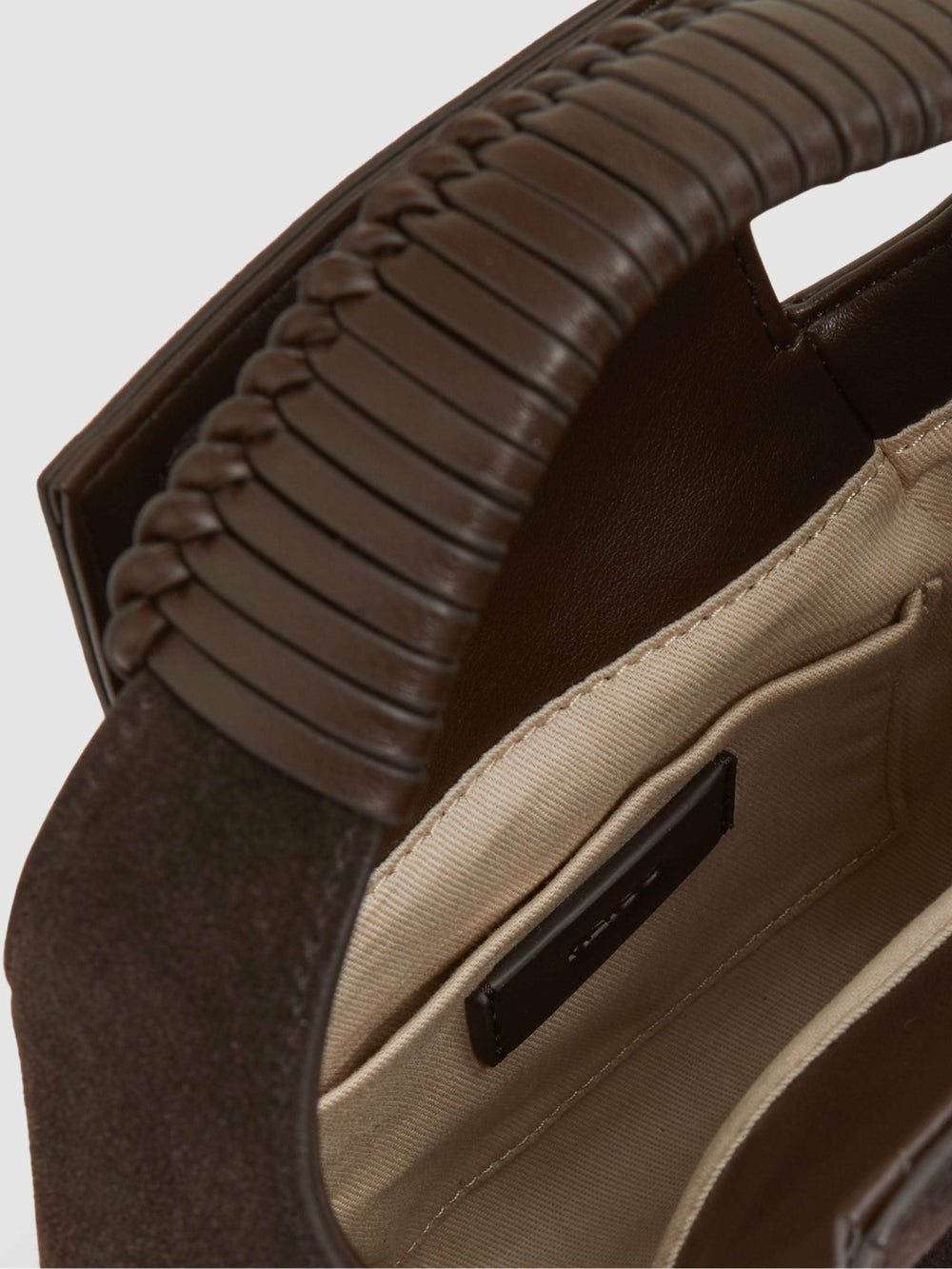 Suede Shoulder Bag Chocolate | Womens