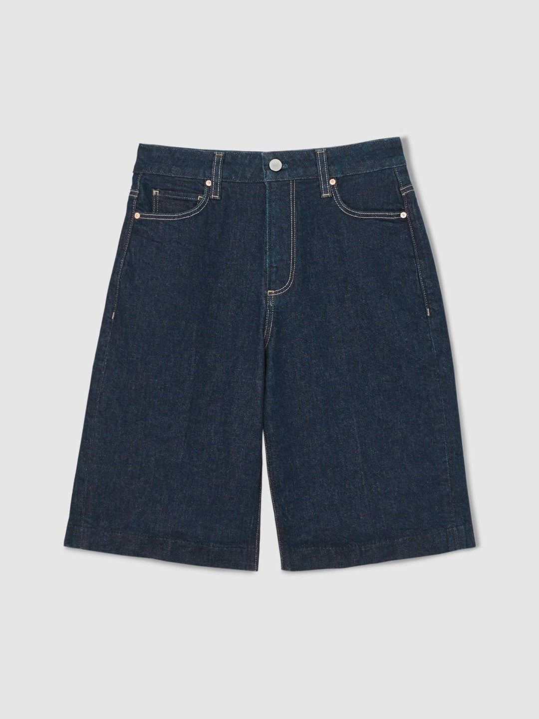 Paige Denim Bermuda Shorts Navy | Womens
