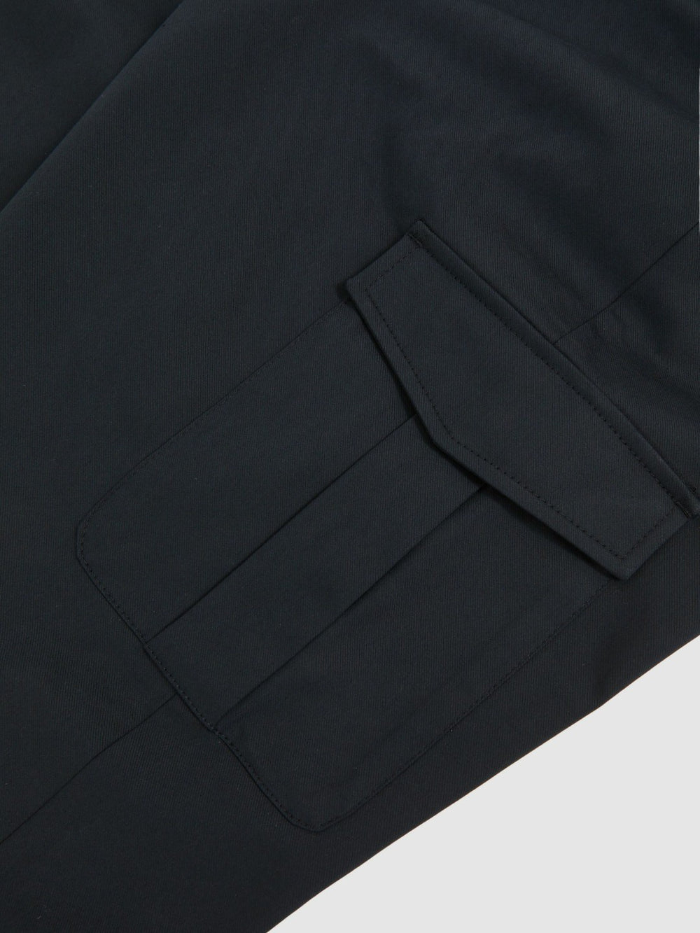 Cotton-Lyocell Cargo Trousers Navy | Mens