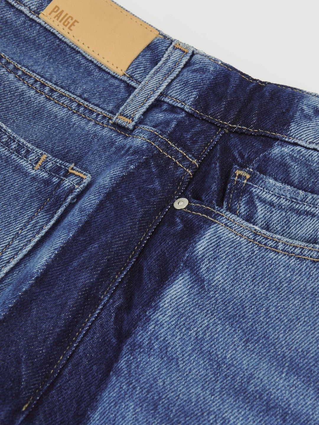 Paige Side Stripe Wide Leg Jeans Navy/Blue Stripe | Womens