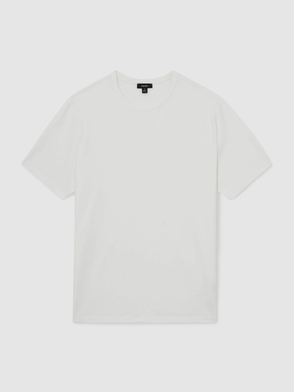 Stretch-Cotton Crew-Neck T-Shirt White | Mens