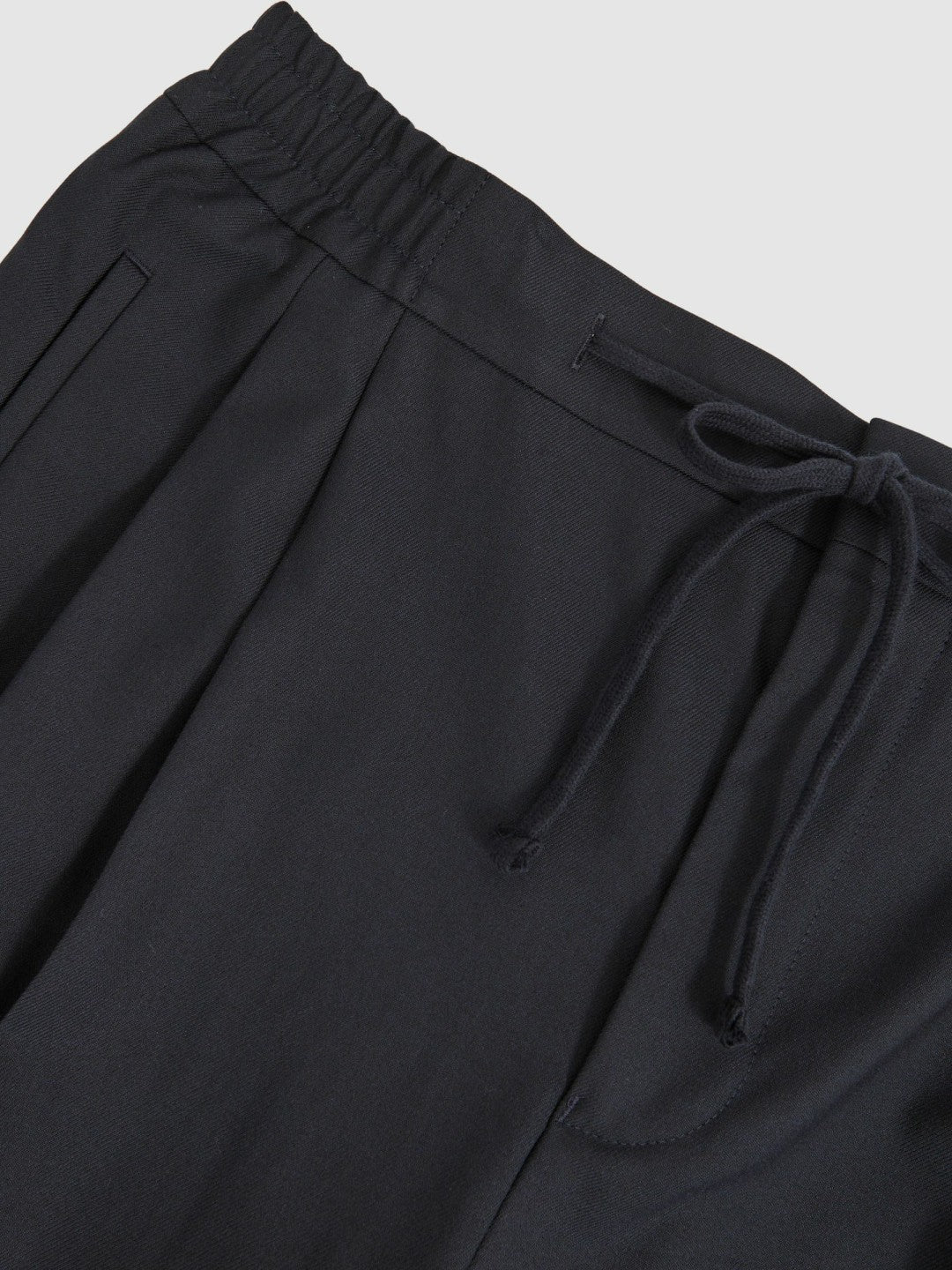 Relaxed-Fit Twill Drawstring Trousers Navy | Mens