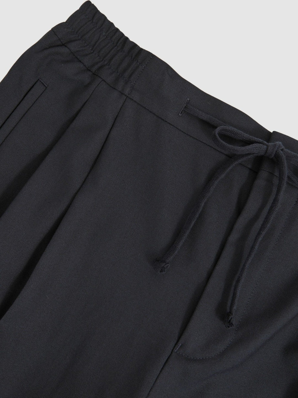 Relaxed-Fit Twill Drawstring Trousers Navy | Mens
